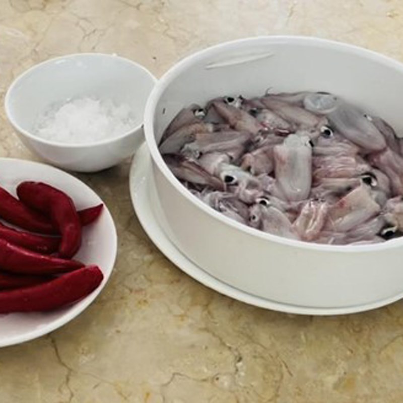 Bước 1 Sơ chế nguyên liệu Mắm mực (công thức được chia sẻ từ người dùng)