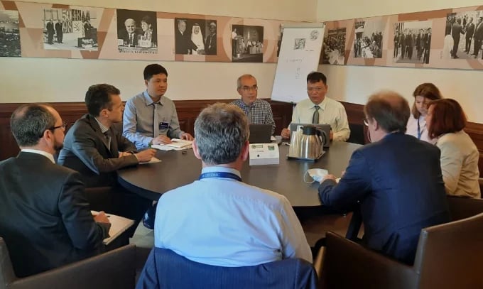 Văn phòng SPS Việt Nam chủ trì phiên họp song phương với đối tác thương mại, bên lề Hội nghị của Ủy ban SPS/WTO. Ảnh: SPS Vietnam.