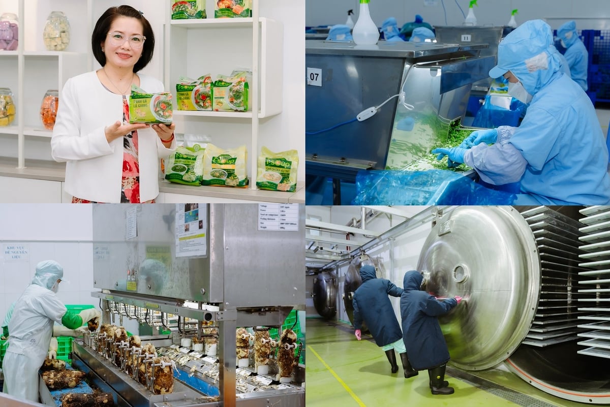 NFC đầu tư hơn 1 triệu USD cho công nghệ sấy thăng hoa. Ảnh: Nguyễn Thủy.