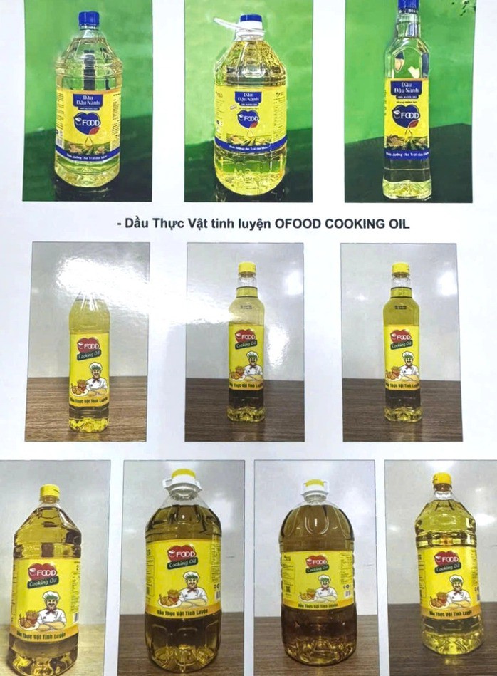 Hàng chục ngàn tấn dầu thực vật gắn nhãn hiệu Ofood không đảm bảo chất lượng cho hàng trăm công ty, đại lý phân phối trên toàn quốc