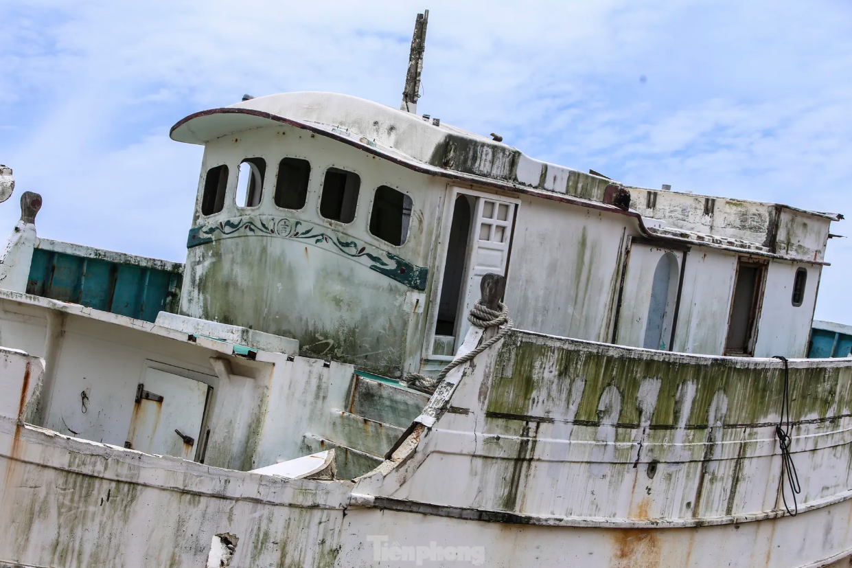 Xác 'tàu ma' nằm ngổn ngang dọc cửa sông, khu neo đậu ở Hà Tĩnh - 5