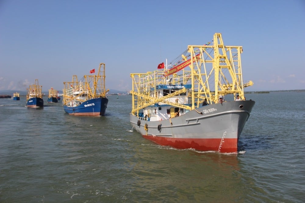 Thành phố Đà Nẵng hiện có 4.142 tàu cá có chiều dài từ 6 mét trở lên. Ảnh: Lan Anh. Thành phố Đà Nẵng hiện có 4.142 tàu cá có chiều dài từ 6 mét trở lên. Ảnh: Lan Anh.