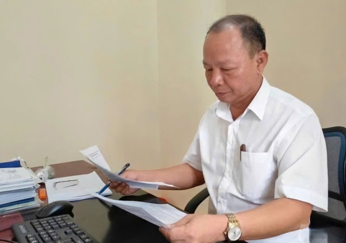 Ông Lê Văn Thăng, Giám đốc Ban Quản lý cảng cá Thanh Hóa. Ảnh: Quốc Toản.