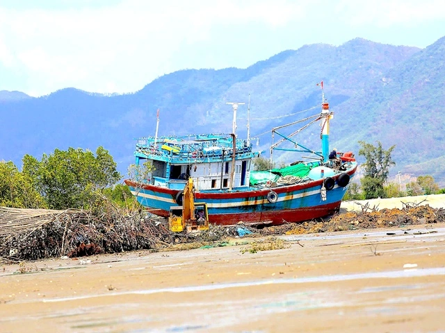 Những con tàu 'gãy cánh' sau bão Kalmaegi - Ảnh 3.