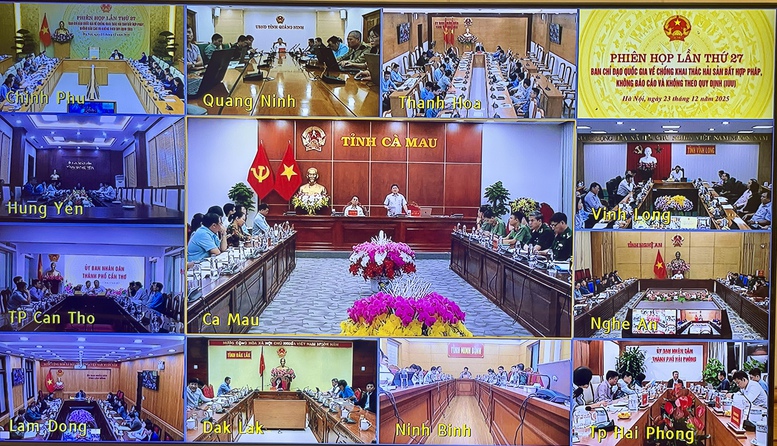 Phó Thủ tướng Trần Hồng Hà chủ trì Phiên họp thứ 27 Ban Chỉ đạo chống khai thác IUU- Ảnh 2.