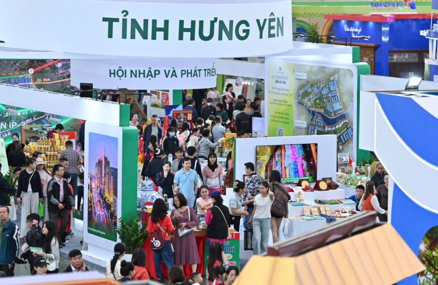 Hội chợ Mùa Xuân 2026 được tổ chức trên toàn bộ khu Nhà Triển lãm Kim Quy.