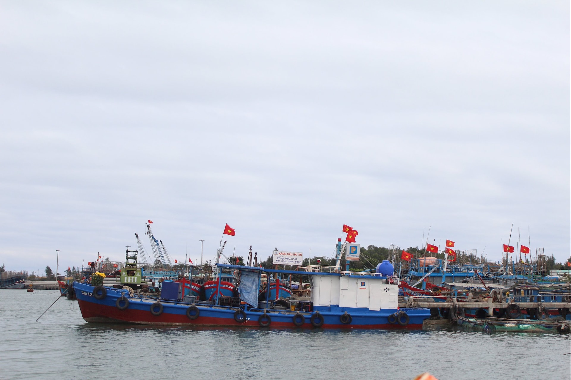 Tàu của đoàn viên Nghiệp đoàn nghề cá Tam Quang Ảnh: VĂN PHIN