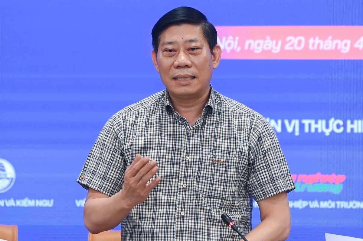 Ông Nguyễn Quang Hùng, Phó Cục trưởng Cục Thủy sản và Kiểm ngư. Ảnh: Tùng Đinh.