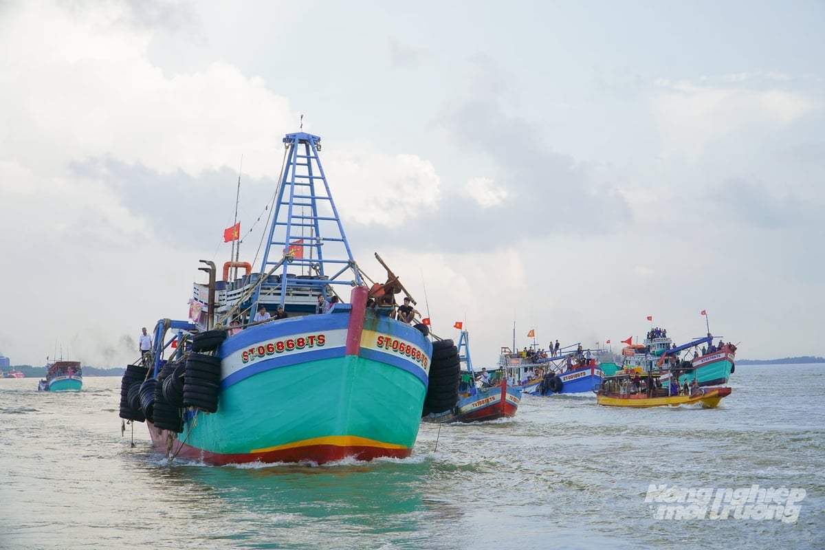 Tàu cá từ 15m trở lên, đã lắp đặt thiết bị VMS sẽ được hỗ trợ cước phí thuê bao trong vòng 3 năm. Ảnh: Kim Anh. Tàu cá từ 15m trở lên, đã lắp đặt thiết bị VMS sẽ được hỗ trợ cước phí thuê bao trong vòng 3 năm. Ảnh: Kim Anh.