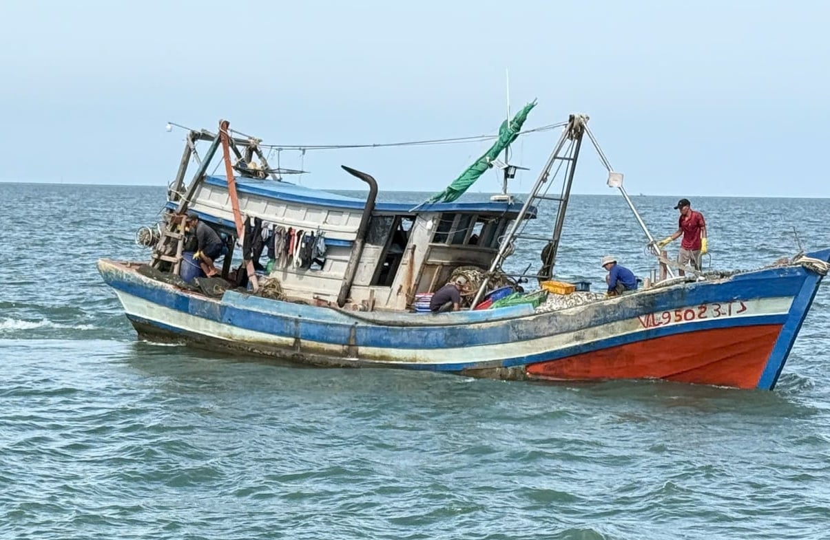 Vĩnh Long tăng cường kiểm tra, kiểm soát hoạt động khai thác thủy sản, cùng cả nước gỡ thẻ vàng IUU. Ảnh: Minh Đảm.