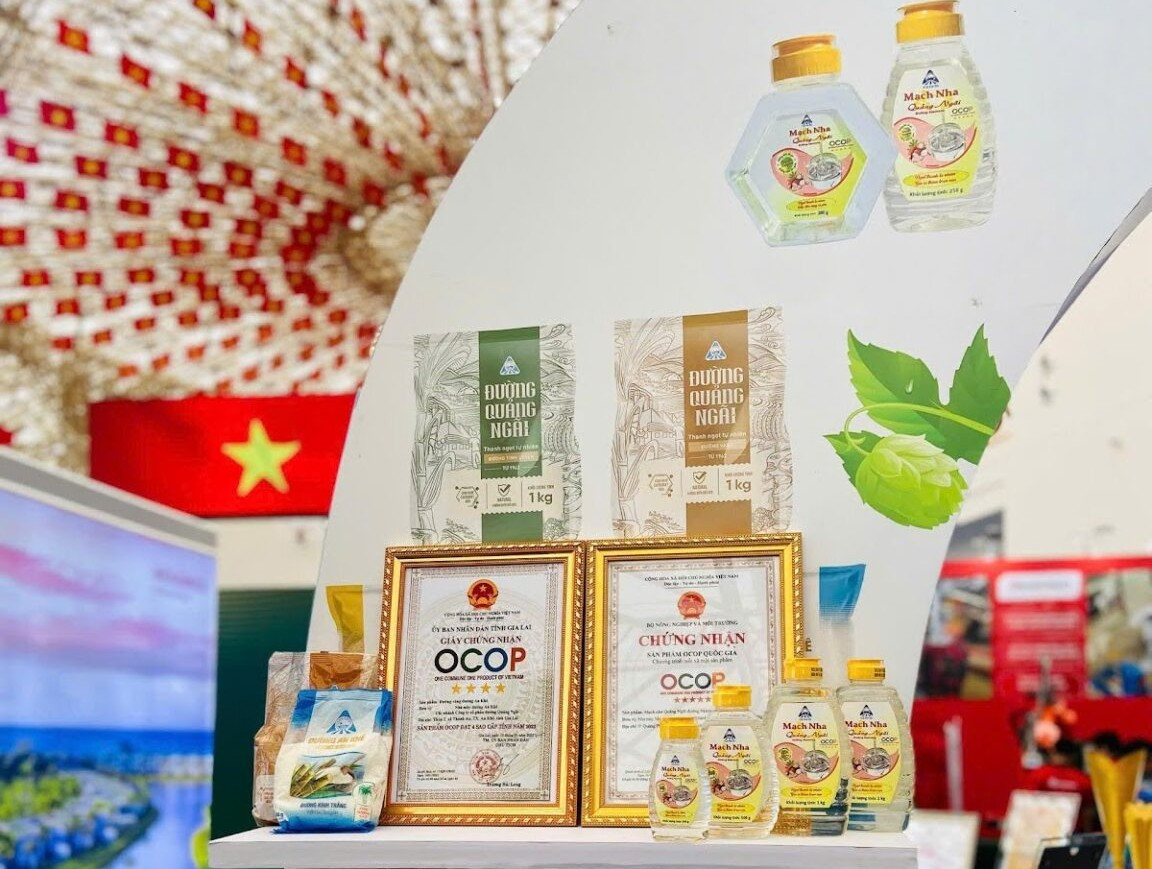 Sản phẩm Mạch Nha Quảng Ngãi – Đường mantoza, một trong hai sản phẩm OCOP 5 sao của tỉnh Quảng Ngãi. Nguồn: quangngai.gov.vn