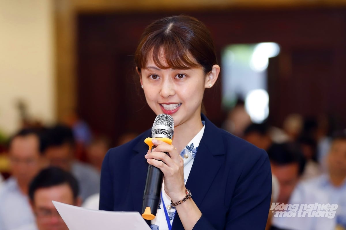 Bà Tatara Shoko, Tùy viên Nông nghiệp, Lãnh sự quán Nhật Bản tại TP.HCM. Ảnh: Khương Trung. Bà Tatara Shoko, Tùy viên Nông nghiệp, Lãnh sự quán Nhật Bản tại TP.HCM. Ảnh: Khương Trung.