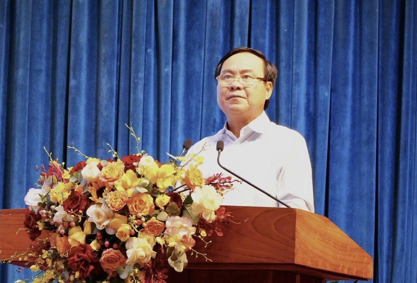 Thứ trưởng Võ Văn Hưng phát biểu chỉ đạo tại hội nghị. Ảnh: V.Đ.T. Thứ trưởng Võ Văn Hưng phát biểu chỉ đạo tại hội nghị. Ảnh: V.Đ.T.