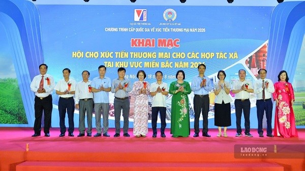 130 gian hàng tham gia hội chợ hợp tác xã miền Bắc tại Hà Nội